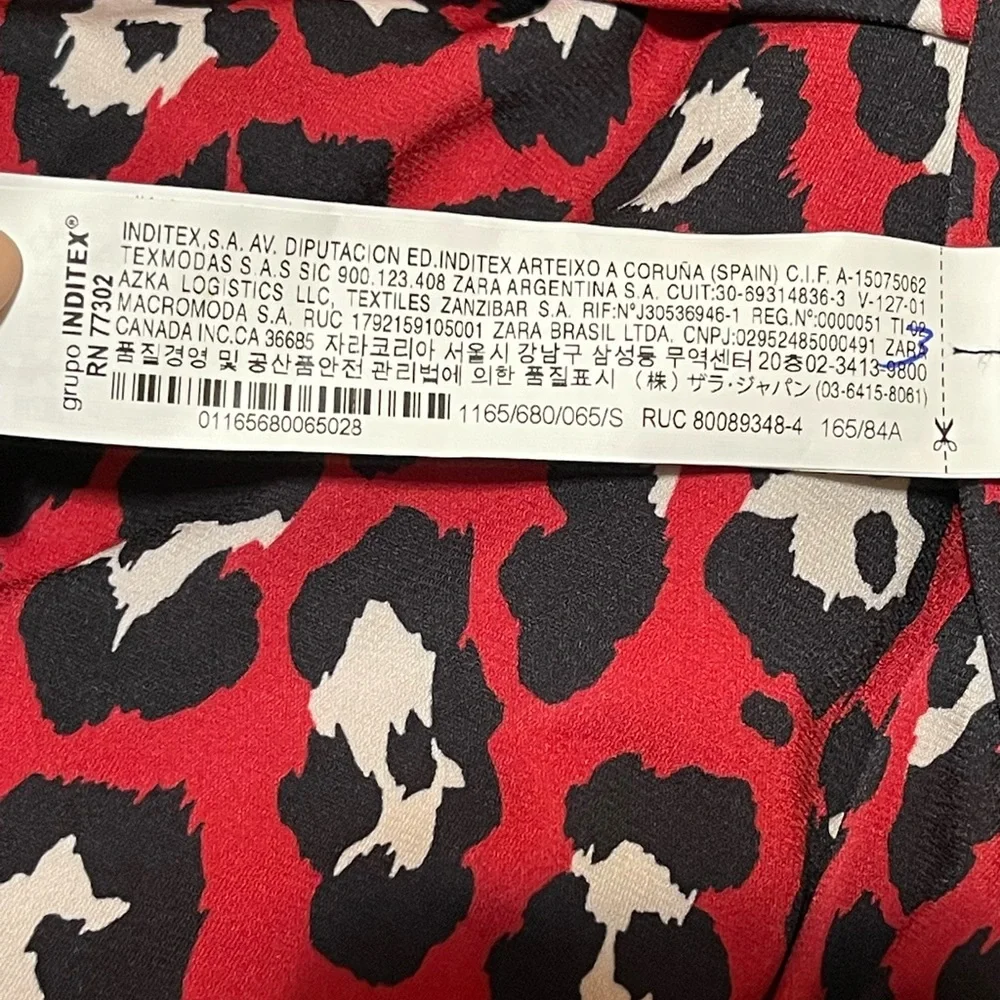 Zara leopard print camisole midi dress - Picture 7 of 10